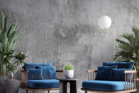 Parede de Cimento Queimado