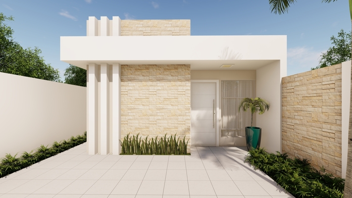 Imóvel popular com acabamento premium