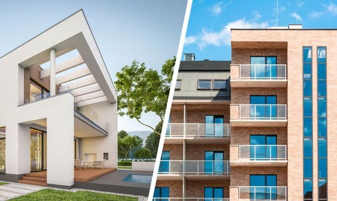 Comprar apartamento ou casa?