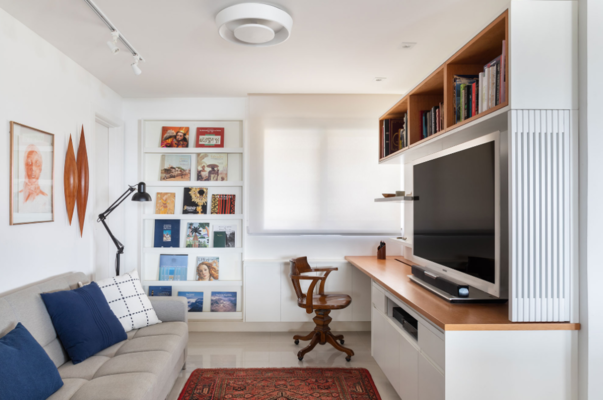 planta de apartamento bem distribuída