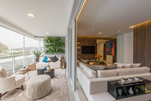 planta de apartamento bem distribuída